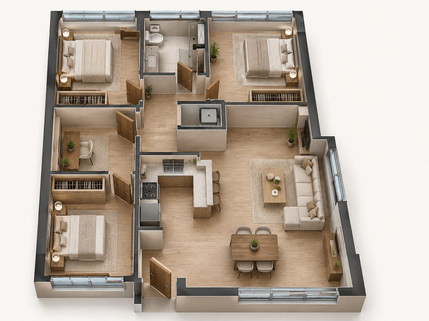 See your floor plan come to life. - 3D VIEW